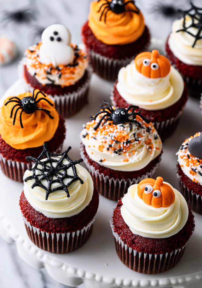 Halloween Red Velvet Cupcakes Recipe