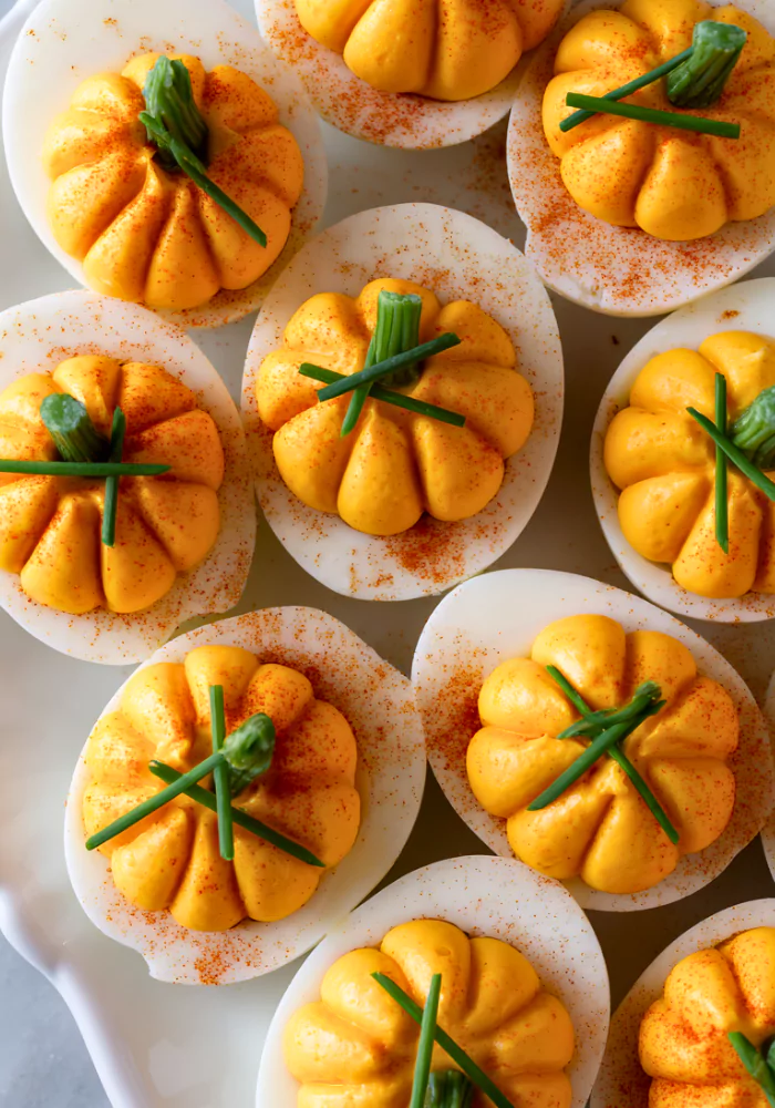 Pumpkin Deviled Eggs Recipe