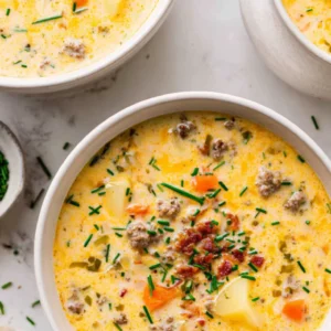 Crockpot Cheeseburger Soup
