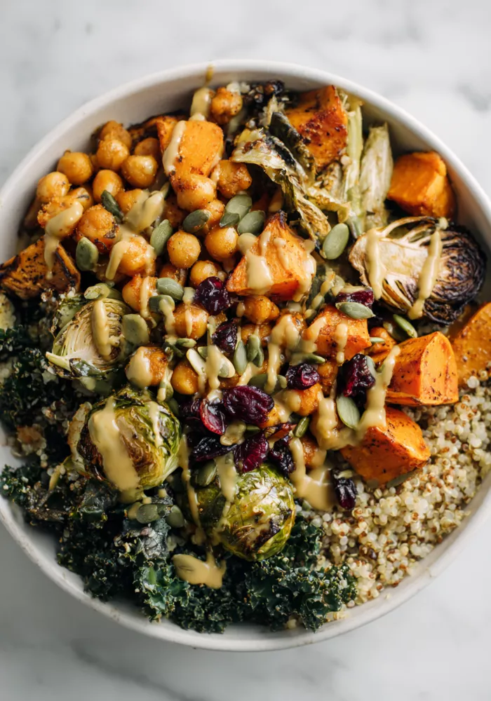 Autumn Harvest Chickpea Bowls Recipe