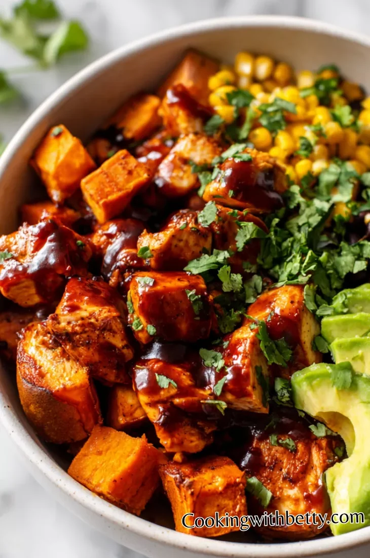 BBQ Chicken Sweet Potato Bowl Recipe