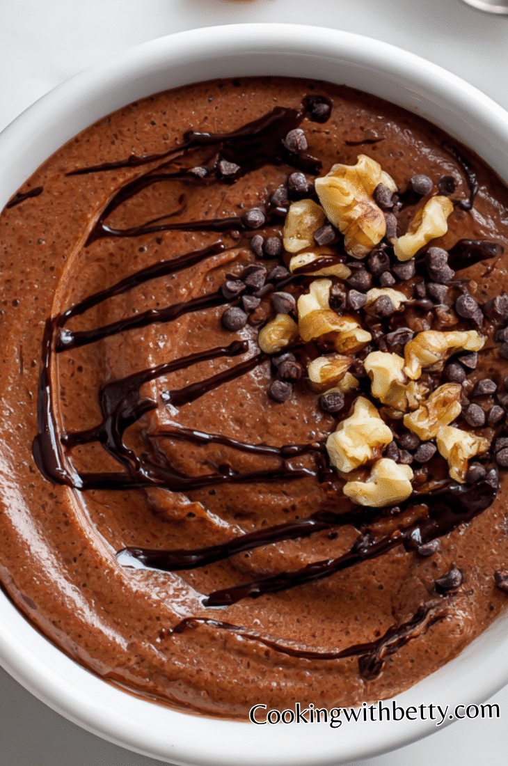 Blended Brownie Batter Overnight Oats Recipe