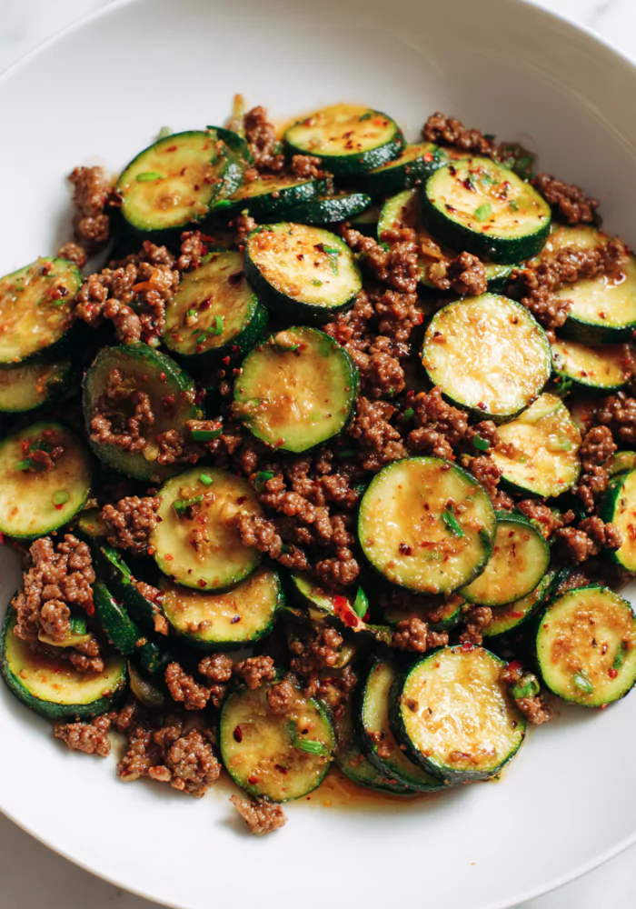 Ground Beef Zucchini Skillet Recipe