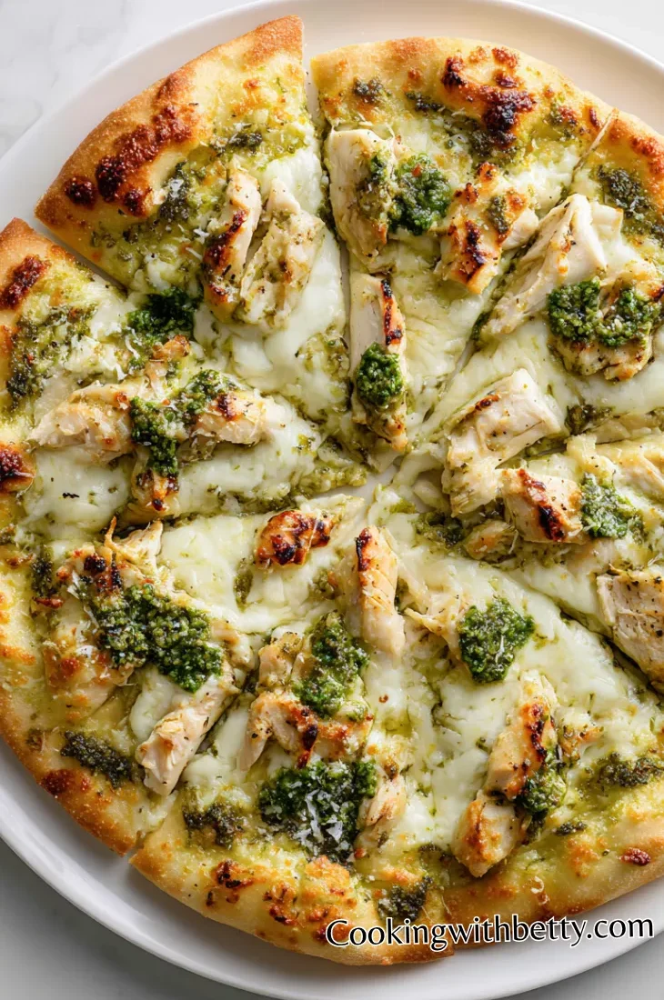 Pesto Chicken Pizza Recipe