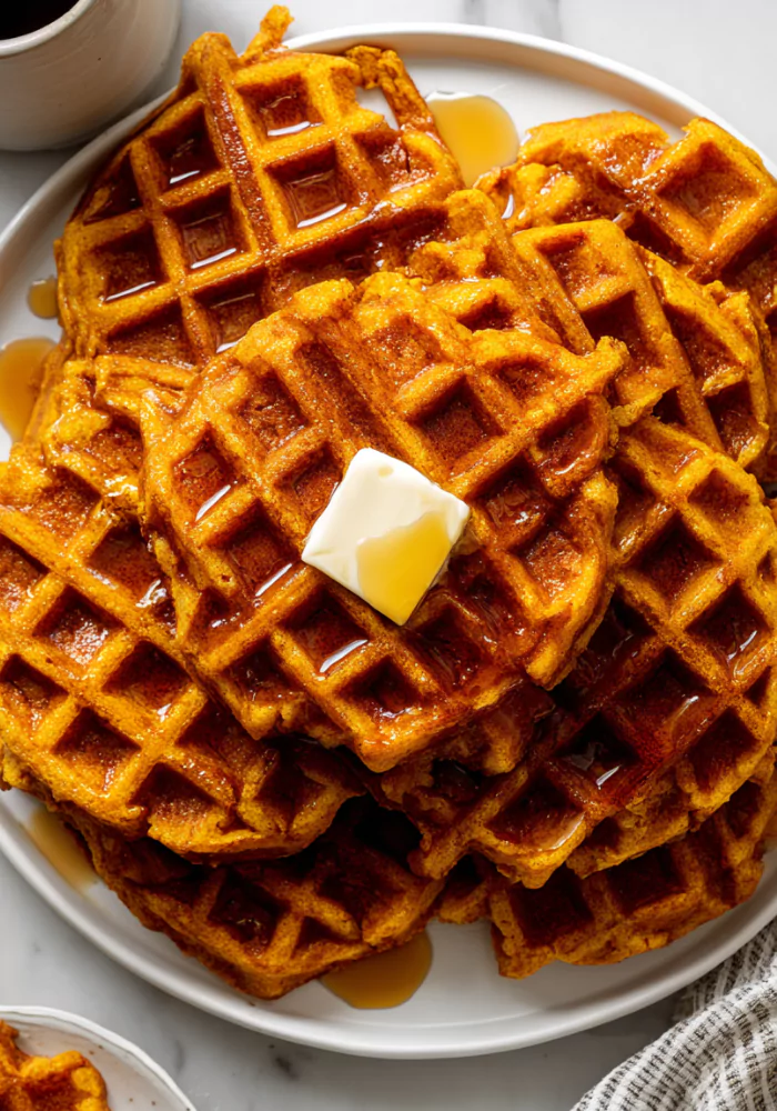 Pumpkin Spice Waffles Recipe
