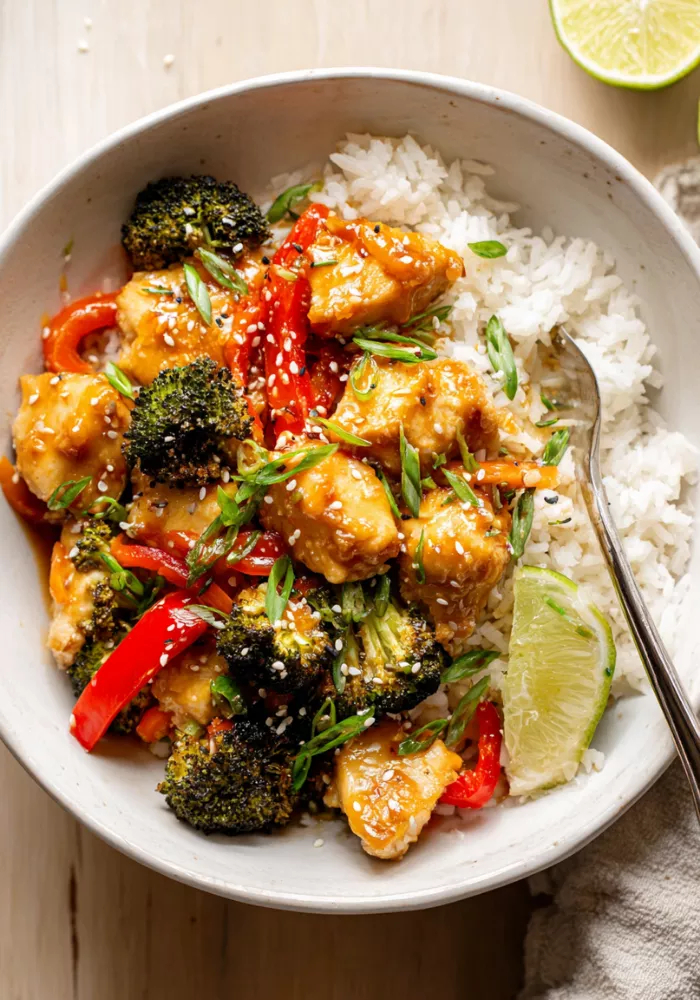 Hot Honey Chicken Bowls Recipe