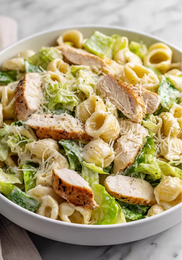 Chicken Caesar Pasta Salad Recipe