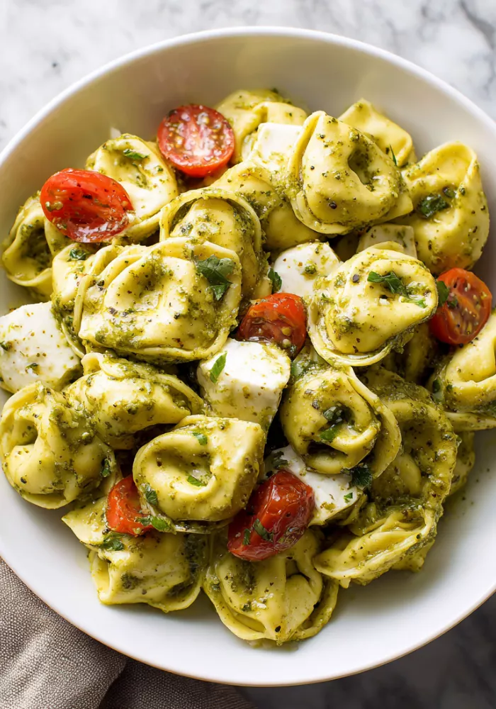 Cold Pesto Tortellini Salad Recipe