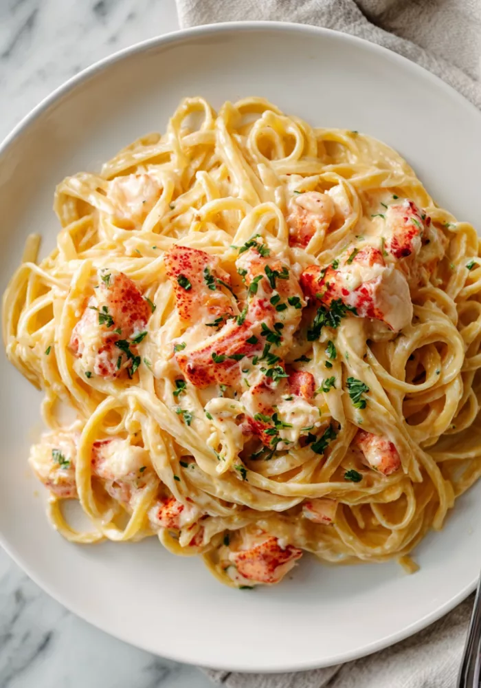 Creamy Lobster Pasta Recipe