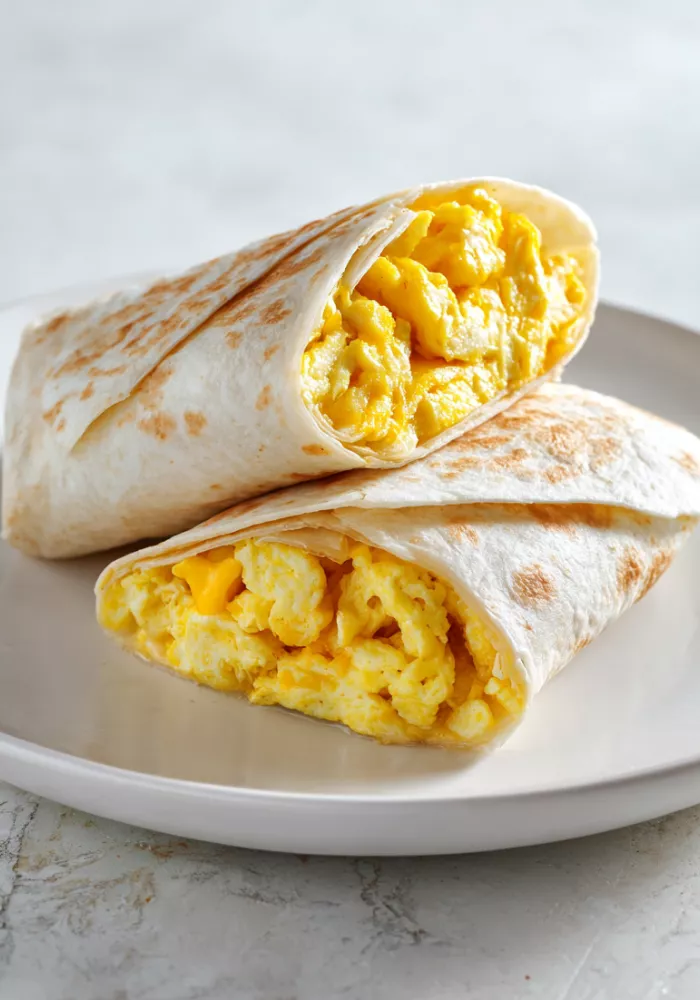 Egg and Cheese Breakfast Wrap Recipe
