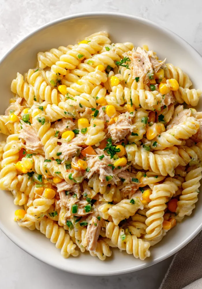 Tuna and Sweetcorn Pasta Salad Recipe