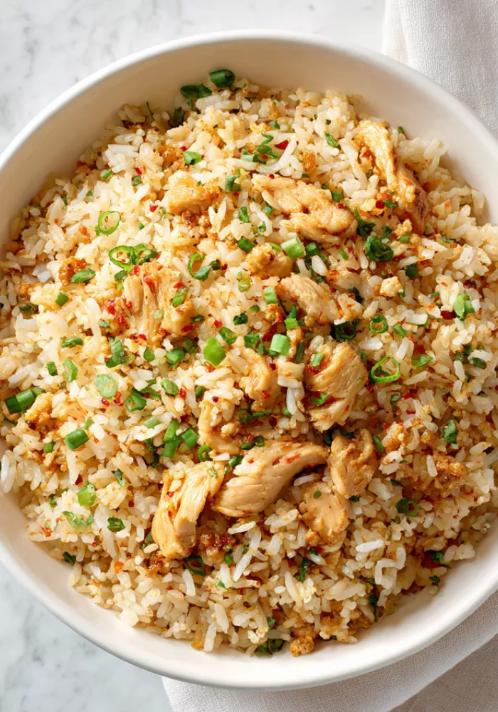 Bang Bang Chicken Fried Rice Recipe