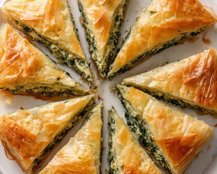 Greek Spanakopita (Spinach and Feta Pie) Recipe