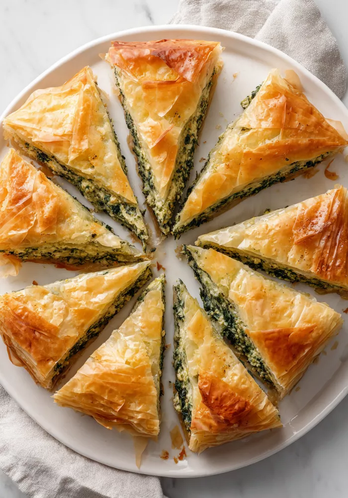 Greek Spanakopita (Spinach and Feta Pie) Recipe