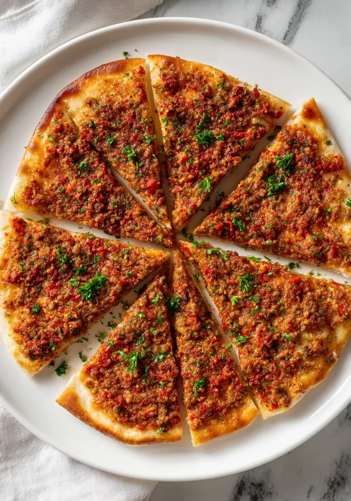 Turkish Pizza (Lahmacun) Recipe
