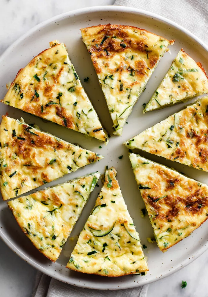 Zucchini Frittata Slices Recipe