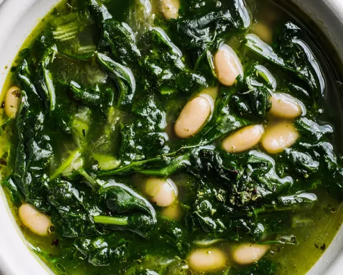 Spinach Bean Soup Recipe