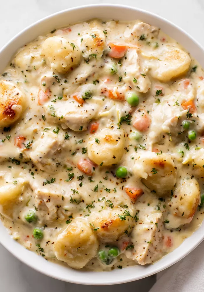 One Pot Gnocchi Chicken Pot Pie Recipe