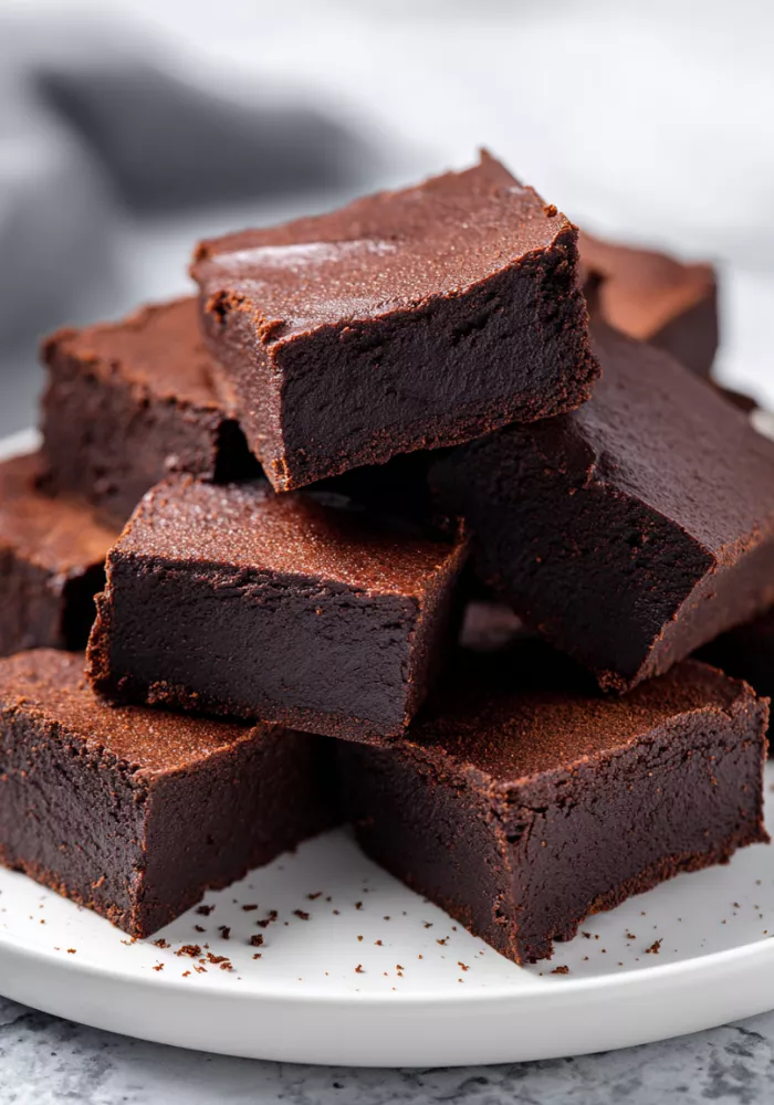 Protein Cottage Cheese Flourless Brownies Recipe