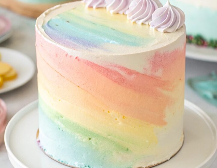 13 Rainbow Cake Ideas for Girls That Pop with Color