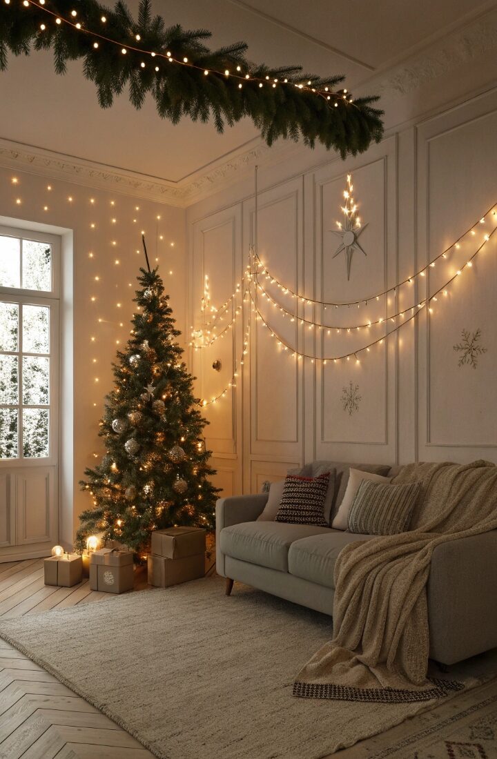 14 Gorgeous Christmas Wall Decor Ideas for a Festive Home