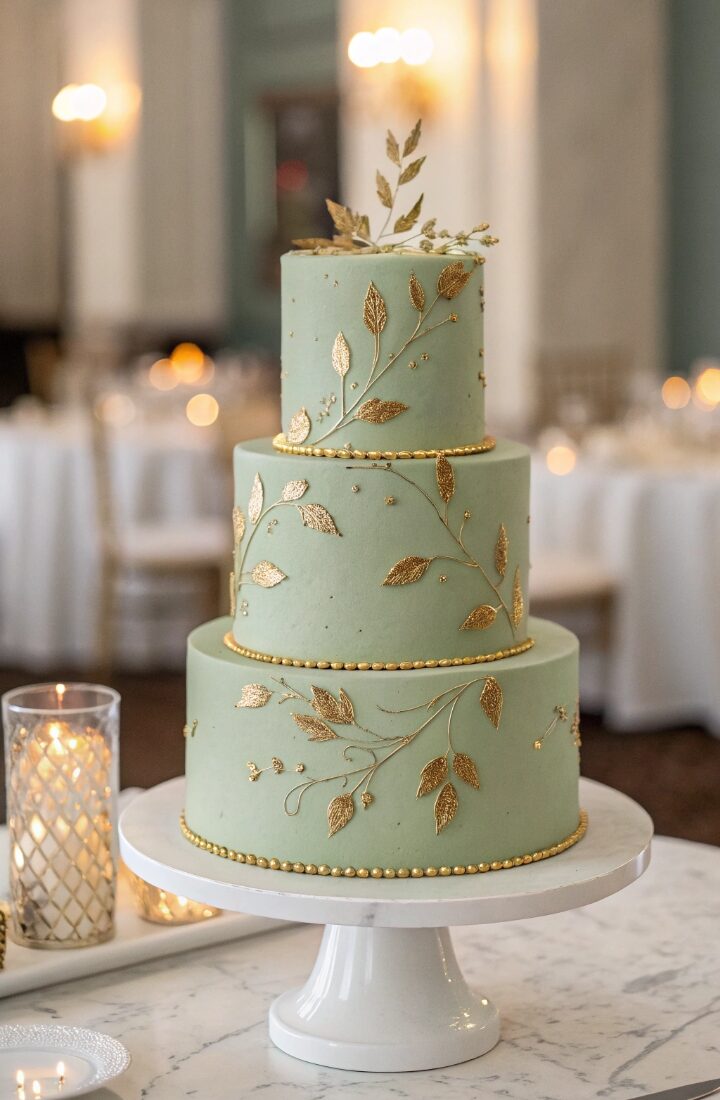 15 Green Wedding Cake Ideas for a Naturally Elegant Celebration