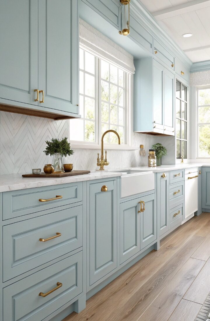 15 Light Blue Kitchen Cabinet Ideas That Instantly Refresh Your Home