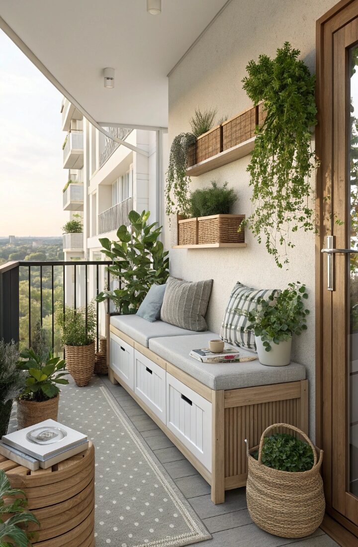 15 Balcony Ideas for Apartments with Plants, Seating, and Style